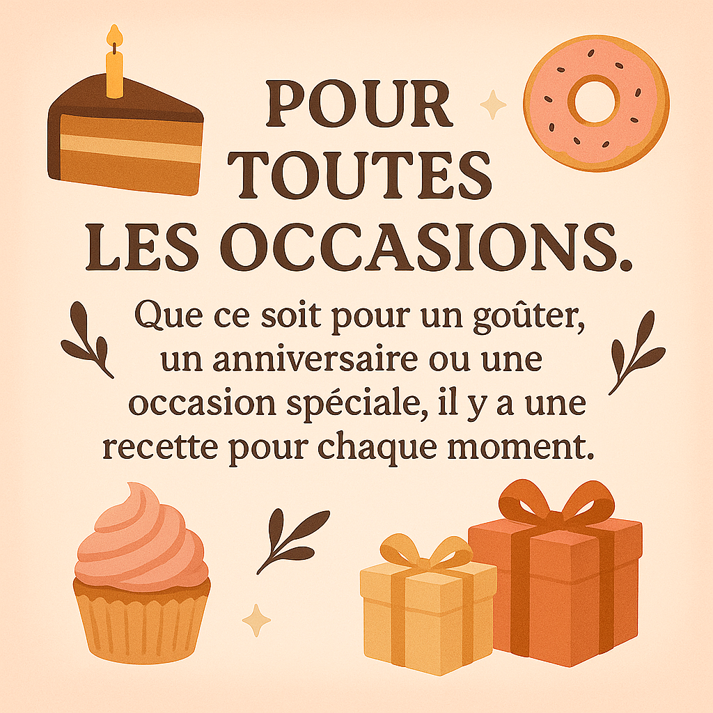 Pour toutes les occasions